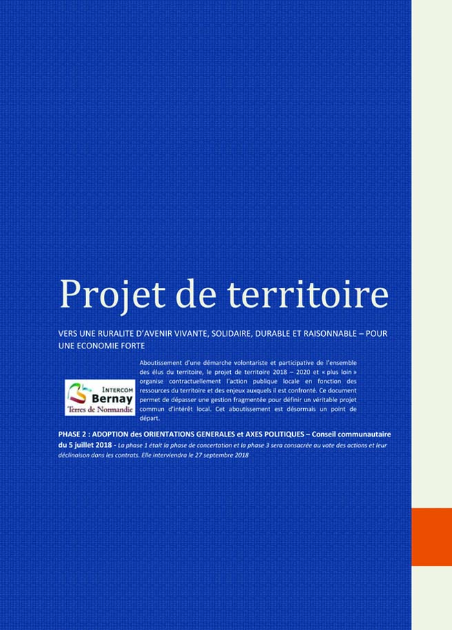 Visuel du projet de territoire